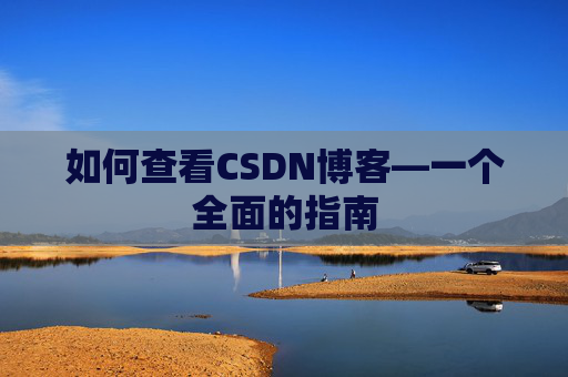 如何查看CSDN博客—一个全面的指南